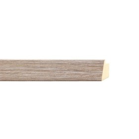 ENCADREMENT ( SANS VERRE ) "ESSENZA" INCLINE BRUN CERUSE (SECTION CADRE : 19-20 (L X H mm)) Eurobaguette 1 - Colorart