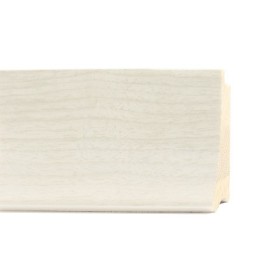ENCADREMENT ( SANS VERRE ) "ESPERANZA" PLACAGE NOYER COULEUR BLANC (SECTION CADRE : 63-32 (L X H mm)) Eurobaguette 1 - Colorart