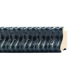 ENCADREMENT ( SANS VERRE ) "CARNEVALE" LAQUE BAROQUE BLEU (SECTION CADRE : 40-33 (L X H mm)) Eurobaguette 1 - Colorart 