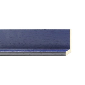 ENCADREMENT ( SANS VERRE ) "COLORBOX" CAISSE AMERICAINE BLEU GRIS FONCE (SECTION CADRE : 40-33 (L X H mm)) Eurobaguette 1 - Colo