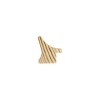 ENCADREMENT ( SANS VERRE ) "RAFFINATA" CREUX GRIS BROSSE (SECTION CADRE : 29-33 (L X H mm)) Eurobaguette 2 - Colorart 
