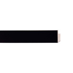ENCADREMENT ( SANS VERRE ) "CONFIRMATION" PLAT NOIR SUR PLATRE 20X20XMM (SECTION CADRE : 20-20 (L X H mm)) Eurobaguette 1 - Colo