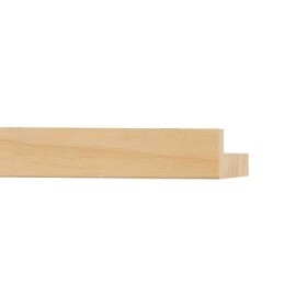 ENCADREMENT ( SANS VERRE ) "CONFIRMATION" PLAT BRUT AYOUS BLANC 20X50 MM (SECTION CADRE : 20-50 (L X H mm)) Eurobaguette 1 - Col