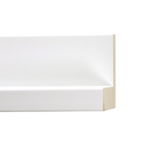 ENCADREMENT ( SANS VERRE ) CAISSE AMERICAINE BLANC MAT (SECTION CADRE : 65-60 (L X H mm)) Eurobaguette 1 - Colorart