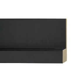 ENCADREMENT ( SANS VERRE ) CAISSE AMERICAINE NOIR MAT (SECTION CADRE : 65-60 (L X H mm)) Eurobaguette 1 - Colorart