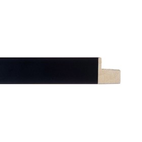 ENCADREMENT ( SANS VERRE ) "CONFIRMATION" PLAT NOIR SUR PLATRE 20X50 MM (SECTION CADRE : 20-50 (L X H mm)) Eurobaguette 1 - Colo