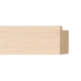 ENCADREMENT ( SANS VERRE ) "CONFIRMATION" PLAT BRUT AYOUS BLANC (SECTION CADRE : 40-35 (L X H mm)) Eurobaguette 1 - Colorart