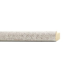 ENCADREMENT ( SANS VERRE ) "GOMMA" BLANC (SECTION CADRE : 19-33 (L X H mm)) Eurobaguette 1 - Colorart