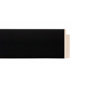 ENCADREMENT ( SANS VERRE ) "CONFIRMATION" PLAT NOIR SUR PLATRE 40X35 MM (SECTION CADRE : 40-35 (L X H mm)) Eurobaguette 1 - Colo