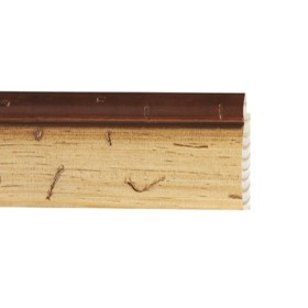 ENCADREMENT ( SANS VERRE ) BEIGE AVEC FILET BRUN FONCE (SECTION CADRE : 50-22 (L X H mm)) Eurobaguette 1 - Colorart 