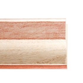 ENCADREMENT ( SANS VERRE ) IVOIRE AVEC PARTIES ROUGES CLAIRES (SECTION CADRE : 77-36 (L X H mm)) Eurobaguette 1 - Colorart