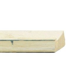 ENCADREMENT ( SANS VERRE ) PROFIL PIRAMIDAL BLANC BLEU (SECTION CADRE : 22-40 (L X H mm)) Eurobaguette 1 - Colorart
