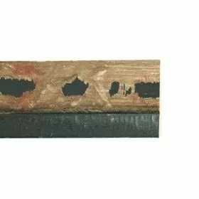 ENCADREMENT ( SANS VERRE ) BRUN CERUSE AVEC PARTIE NOIRE (SECTION CADRE : 50-24 (L X H mm)) Eurobaguette 1 - Colorart 