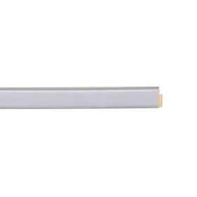 ENCADREMENT ( SANS VERRE ) COULEUR METAL GRIS ALUMINIUM (SECTION CADRE : 14-14 (L X H mm)) Eurobaguette 1 - Colorart