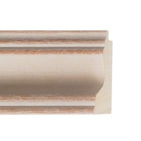 ENCADREMENT ( SANS VERRE ) GRIS REFLETS ROUGE CLAIR (SECTION CADRE : 68-38 (L X H mm)) Eurobaguette 1 - Colorart