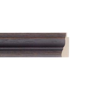 ENCADREMENT ( SANS VERRE ) NOIR CERUSE BRUN CLAIR (SECTION CADRE : 40-26 (L X H mm)) Eurobaguette 1 - Colorart 