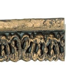 ENCADREMENT ( SANS VERRE ) BAROQUE VERT ANTIQUE OXIDE (SECTION CADRE : 68-34 (L X H mm)) Eurobaguette 1 - Colorart 