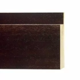 ENCADREMENT ( SANS VERRE ) CAISSE AMERICAINE BRUN FONCE (SECTION CADRE : 110-37 (L X H mm)) Eurobaguette 1 - Colorart 