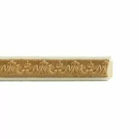 ENCADREMENT ( SANS VERRE ) PLÂTREE & ORNEMENT EN PÂTE À BOIS (SECTION CADRE : 22-21 (L X H mm)) Eurobaguette 1 - Colorart 