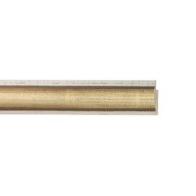 ENCADREMENT ( SANS VERRE ) IMITATION DORE AVEC FILET IVOIRE (SECTION CADRE : 22-19 (L X H mm)) Eurobaguette 1 - Colorart 
