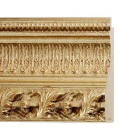 ENCADREMENT ( SANS VERRE ) BAROQUE PROFIL CREUX DORE PATINE (SECTION CADRE : 99-60 (L X H mm)) Eurobaguette 1 - Colorart