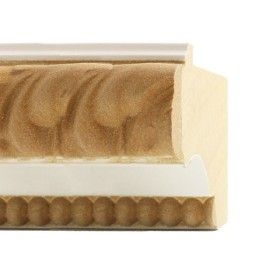 ENCADREMENT ( SANS VERRE ) PLÂTREE & ORNEMENT EN PÂTE À BOIS (SECTION CADRE : 80-85 (L X H mm)) Eurobaguette 1 - Colorart 