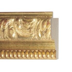 ENCADREMENT ( SANS VERRE ) BAROQUE OR PROFIL RENVERSE (SECTION CADRE : 80-85 (L X H mm)) Eurobaguette 1 - Colorart