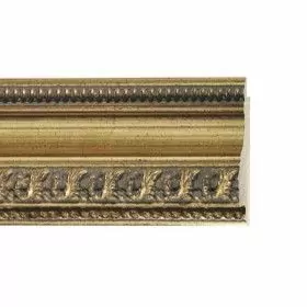 ENCADREMENT ( SANS VERRE ) BAROQUE OR/GRIS PATINE (SECTION CADRE : 61-36 (L X H mm)) Eurobaguette 1 - Colorart 