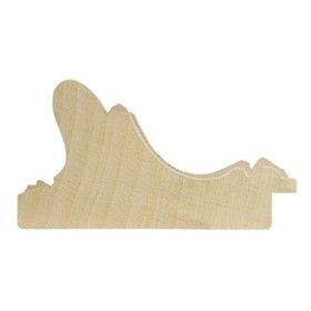 ENCADREMENT ( SANS VERRE ) BAROQUE DORE PATINE AVEC CANNELURES (SECTION CADRE : 107-54 (L X H mm)) Eurobaguette 2 - Colorart 