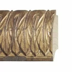 ENCADREMENT ( SANS VERRE ) BAROQUE DORE GRIS PATINE (SECTION CADRE : 110-68 (L X H mm)) Eurobaguette 1 - Colorart 