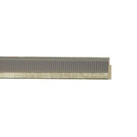 ENCADREMENT ( SANS VERRE ) GRIS AVEC CANNELURES (SECTION CADRE : 22-25 (L X H mm)) Eurobaguette 1 - Colorart