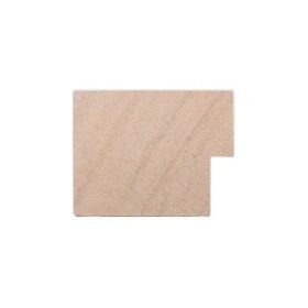 ENCADREMENT ( SANS VERRE ) FEUILLE DE METAL ARGENT ANTIQUE (SECTION CADRE : 60-48 (L X H mm)) Eurobaguette 2 - Colorart 