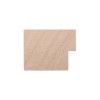 ENCADREMENT ( SANS VERRE ) FEUILLE DE METAL ARGENT ANTIQUE (SECTION CADRE : 60-48 (L X H mm)) Eurobaguette 2 - Colorart 