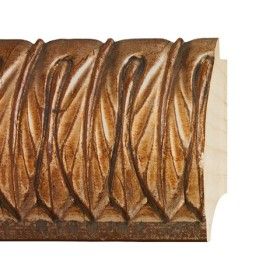 ENCADREMENT ( SANS VERRE ) BAROQUE DORE OXIDE (SECTION CADRE : 110-68 (L X H mm)) Eurobaguette 1 - Colorart