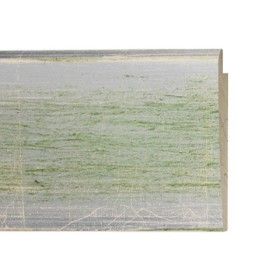 ENCADREMENT ( SANS VERRE ) ARGENT VERT CLAIR PONCE (SECTION CADRE : 80-28 (L X H mm)) Eurobaguette 1 - Colorart