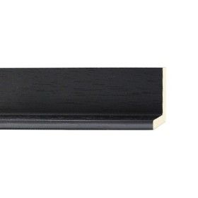 ENCADREMENT ( SANS VERRE ) "COLORBOX" CAISSE AMERICAINE NOIR GRIS FONCE (SECTION CADRE : 40-33 (L X H mm)) Eurobaguette 1 - Colo