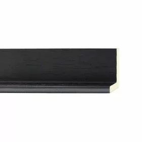 ENCADREMENT ( SANS VERRE ) "COLORBOX" CAISSE AMERICAINE NOIR GRIS FONCE (SECTION CADRE : 40-33 (L X H mm)) Eurobaguette 1 - Colo