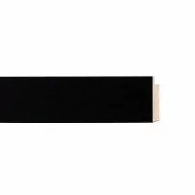 ENCADREMENT ( SANS VERRE ) "CONFIRMATION" PLAT NOIR SUR PLATRE 30X20 MM (SECTION CADRE : 30-20 (L X H mm)) Eurobaguette 1 - Colo