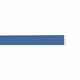 ENCADREMENT ( SANS VERRE ) "COSTA RICA" PLAT BLEU METAL (SECTION CADRE : 15-15 (L X H mm)) Eurobaguette 1 - Colorart