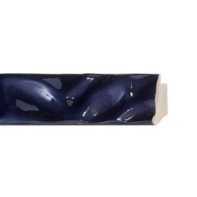 ENCADREMENT ( SANS VERRE ) BLEU BRILLANT (SECTION CADRE : 32-24 (L X H mm)) Eurobaguette 1 - Colorart