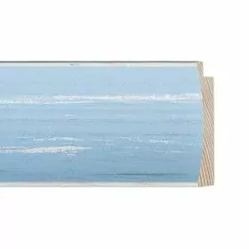 ENCADREMENT ( SANS VERRE ) BLEU CLAIR BROSSE (SECTION CADRE : 61-23 (L X H mm)) Eurobaguette 1 - Colorart