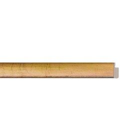 ENCADREMENT ( SANS VERRE ) FEUILLE DE CUIVRE OR ANTIQUE (SECTION CADRE : 13-13 (L X H mm)) Eurobaguette 1 - Colorart