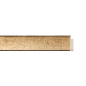 ENCADREMENT ( SANS VERRE ) FEUILLE DE CUIVRE OR ANTIQUE (SECTION CADRE : 20-14 (L X H mm)) Eurobaguette 1 - Colorart