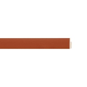 ENCADREMENT ( SANS VERRE ) "COSTA RICA" PLAT BRUN ROUILLE (SECTION CADRE : 15-15 (L X H mm)) Eurobaguette 1 - Colorart