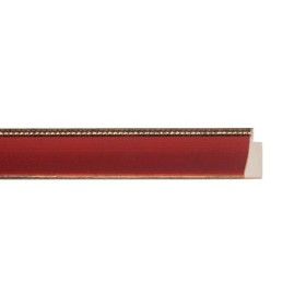 ENCADREMENT ( SANS VERRE ) OR ET ROUGE (SECTION CADRE : 20-20 (L X H mm)) Eurobaguette 1 - Colorart 