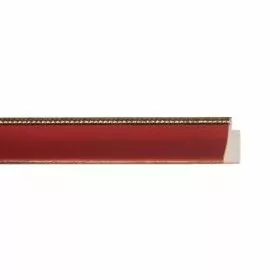 ENCADREMENT ( SANS VERRE ) OR ET ROUGE (SECTION CADRE : 20-20 (L X H mm)) Eurobaguette 1 - Colorart 