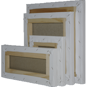 Chassis entoilé Lin fin 107 sur mesure Eco ( 45 x 18 mm) Claessens Va 2 - Colorart