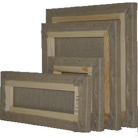 Chassis entoilé Lin Brut 70 sur mesure Eco ( 45 x 18 mm) Claessens Va 2 - Colorart