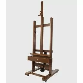 Mabef chevalet d'atelier électrique - hauteur de châssis max. 235cm - hêtre huilé - avec interrupteur MABEF 1 - Colorart