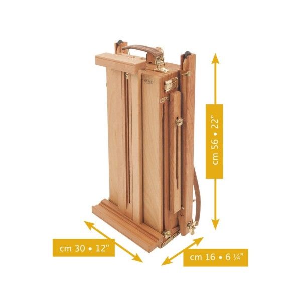 Mabef Boîte chevalet - hêtre huilé - hauteur de châssis max. 85cm MABEF 3 - Colorart 